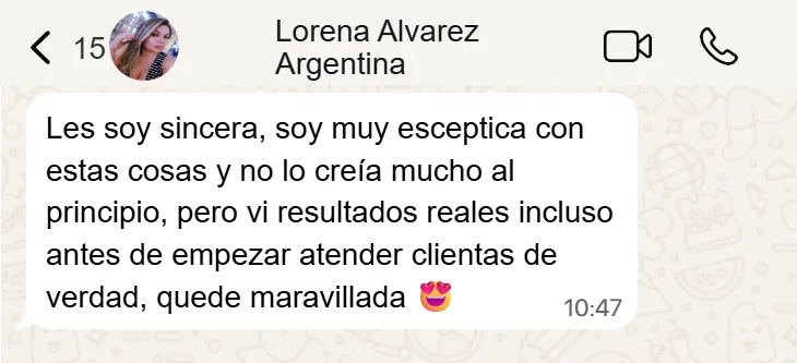 Testimonio de Lorena Alvarez (Argentina)